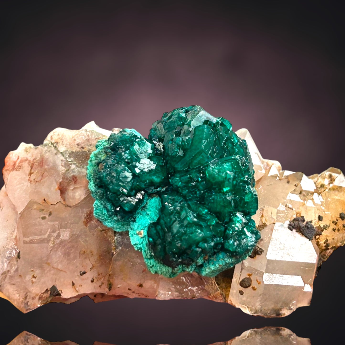 Dioptas/e & Quartz - Kaokoveld, Namibia