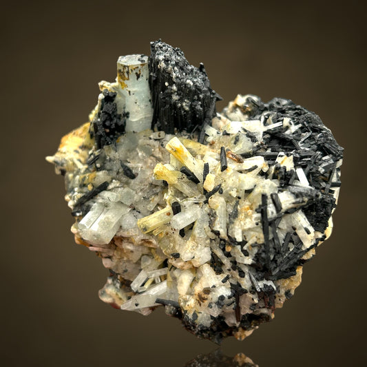 Aquamarin/e, Hyalite, Schorl Tourmaline - Erongo, Namibia