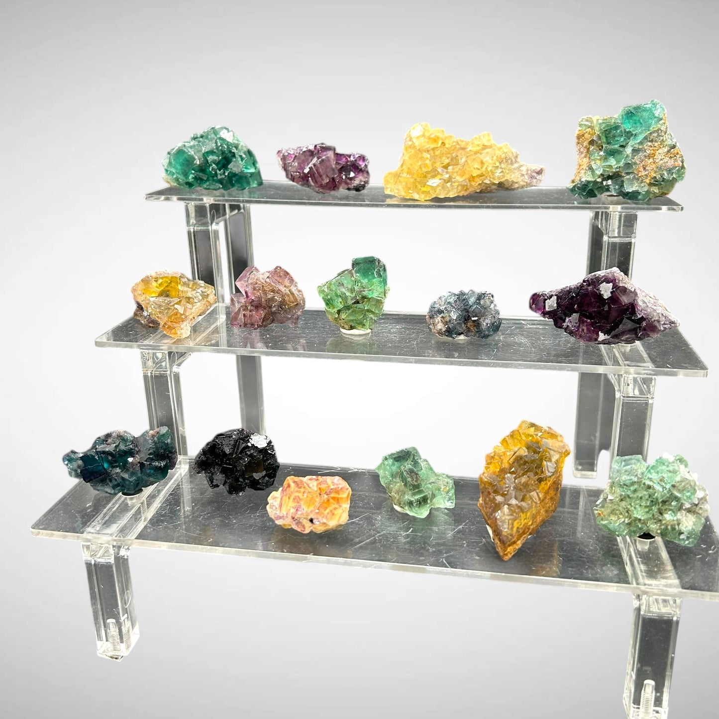 15 x Fluorite - Okorusu, Namibia