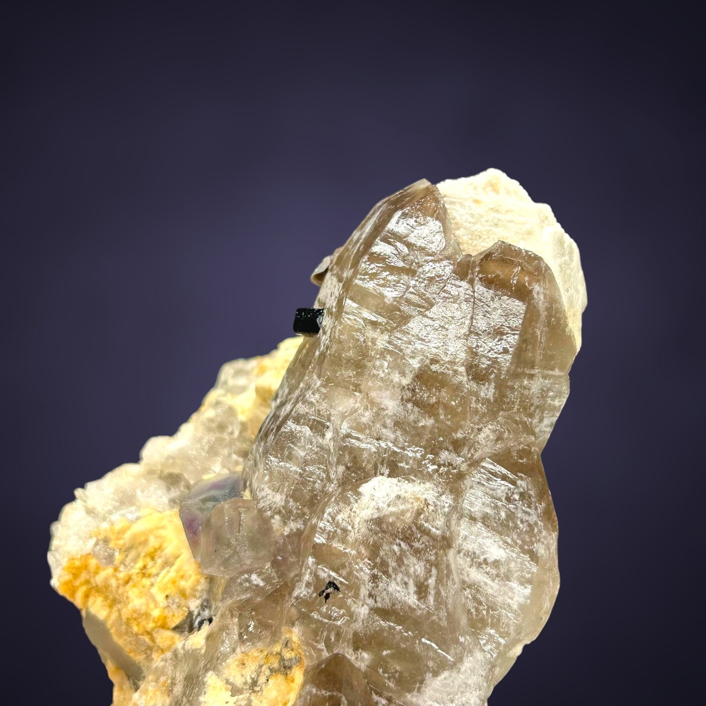 Fluorite, Quartz - Erongo, Namibia