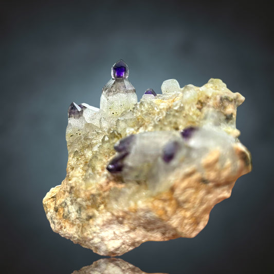 Amethyst reverse scepter - Brandberg area, Namibia