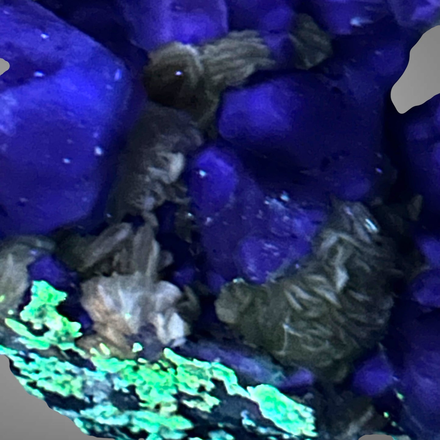 Fluorite, Zinnwaldite, Hyalite - Erongo, Namibia