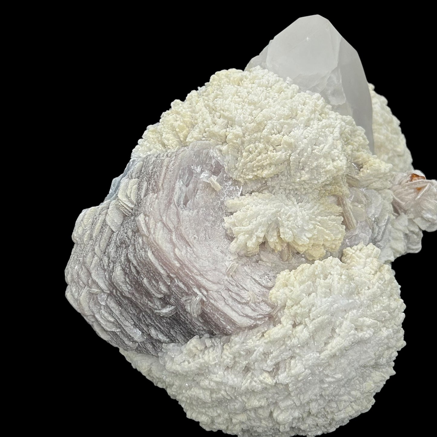 Fluornatromicrolit/e, Lepidolit/e, Quarz - Shigar Valley, Pakistan