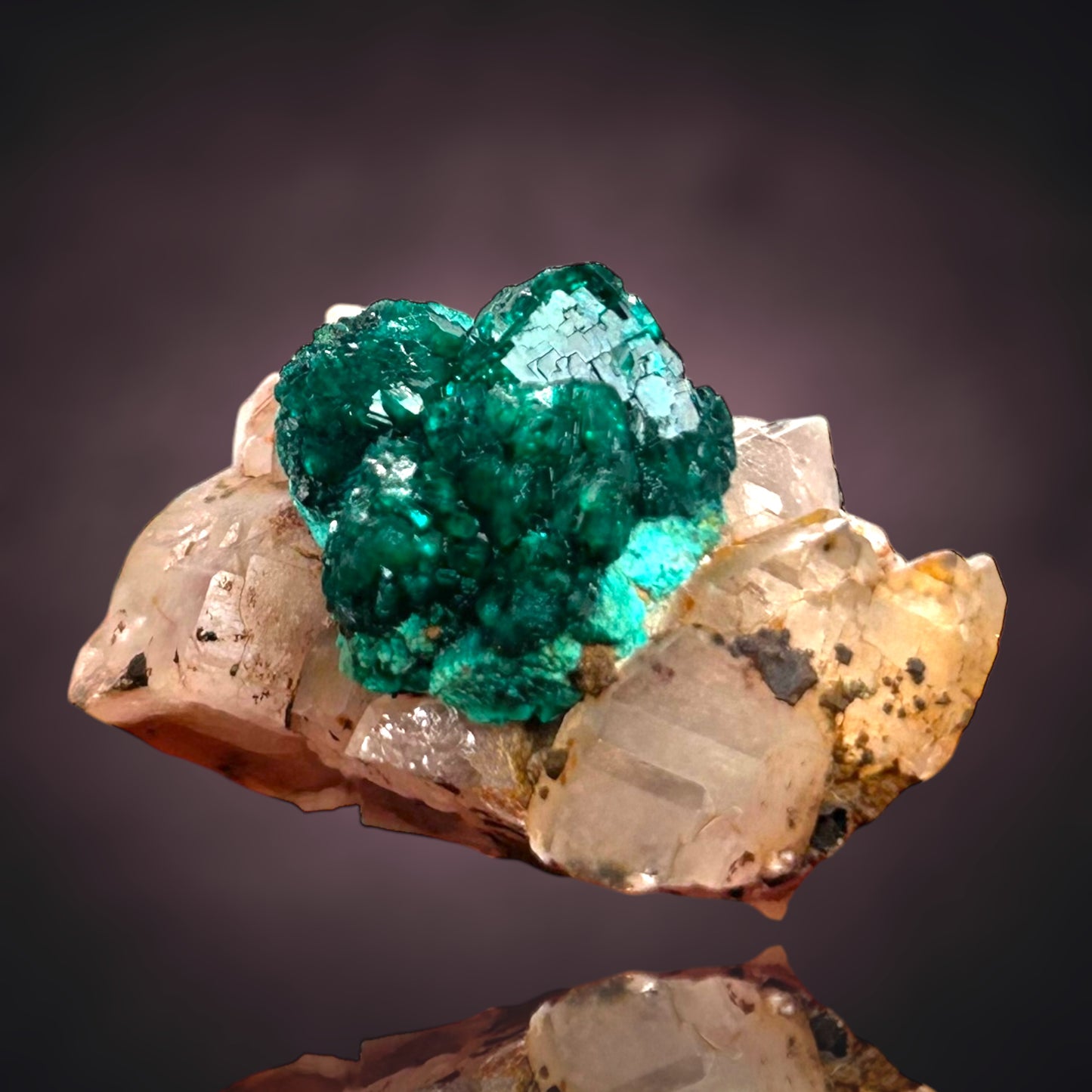 Dioptas/e & Quartz - Kaokoveld, Namibia