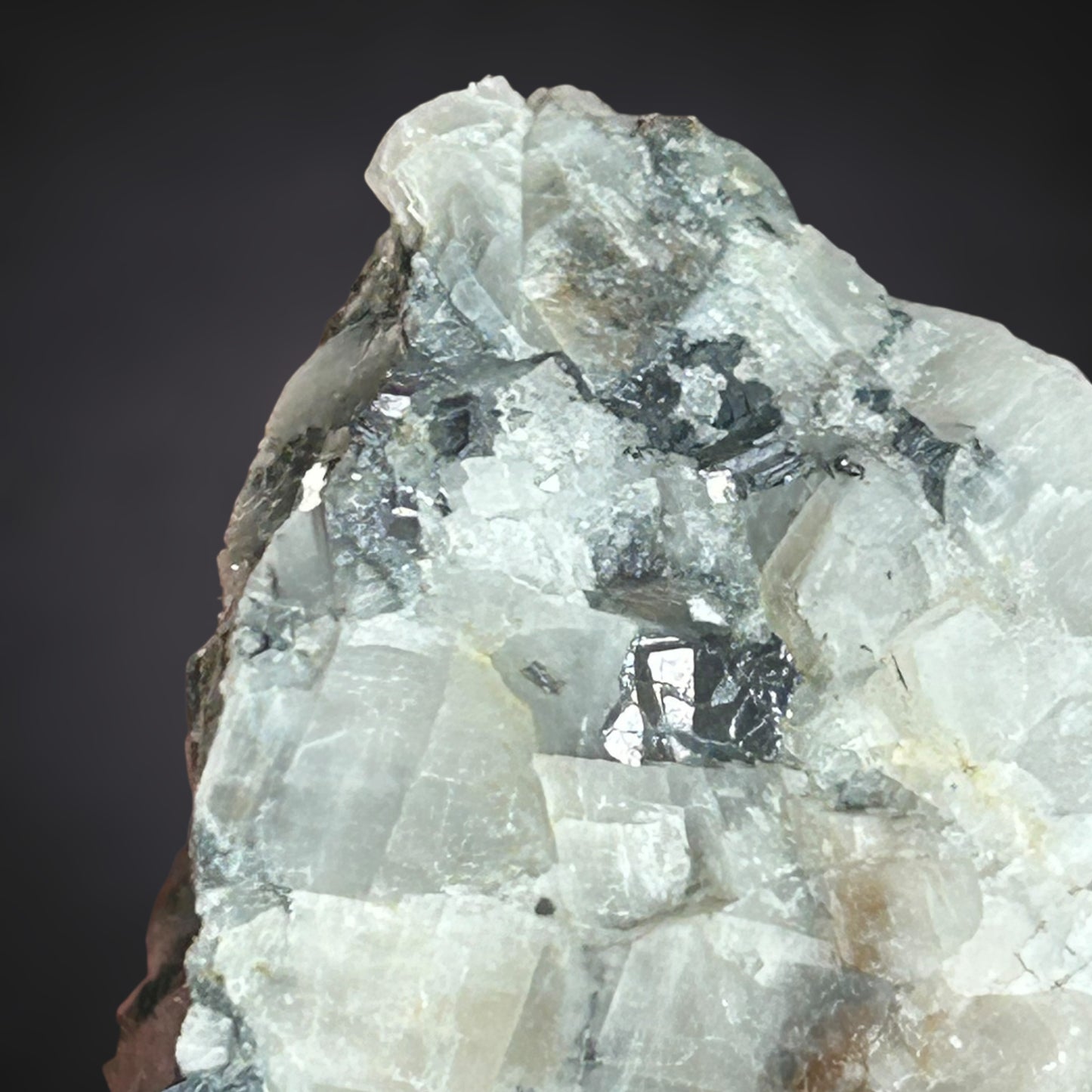 Breithauptit/e & Calcite - St. Andreasberg, Harz, Germany