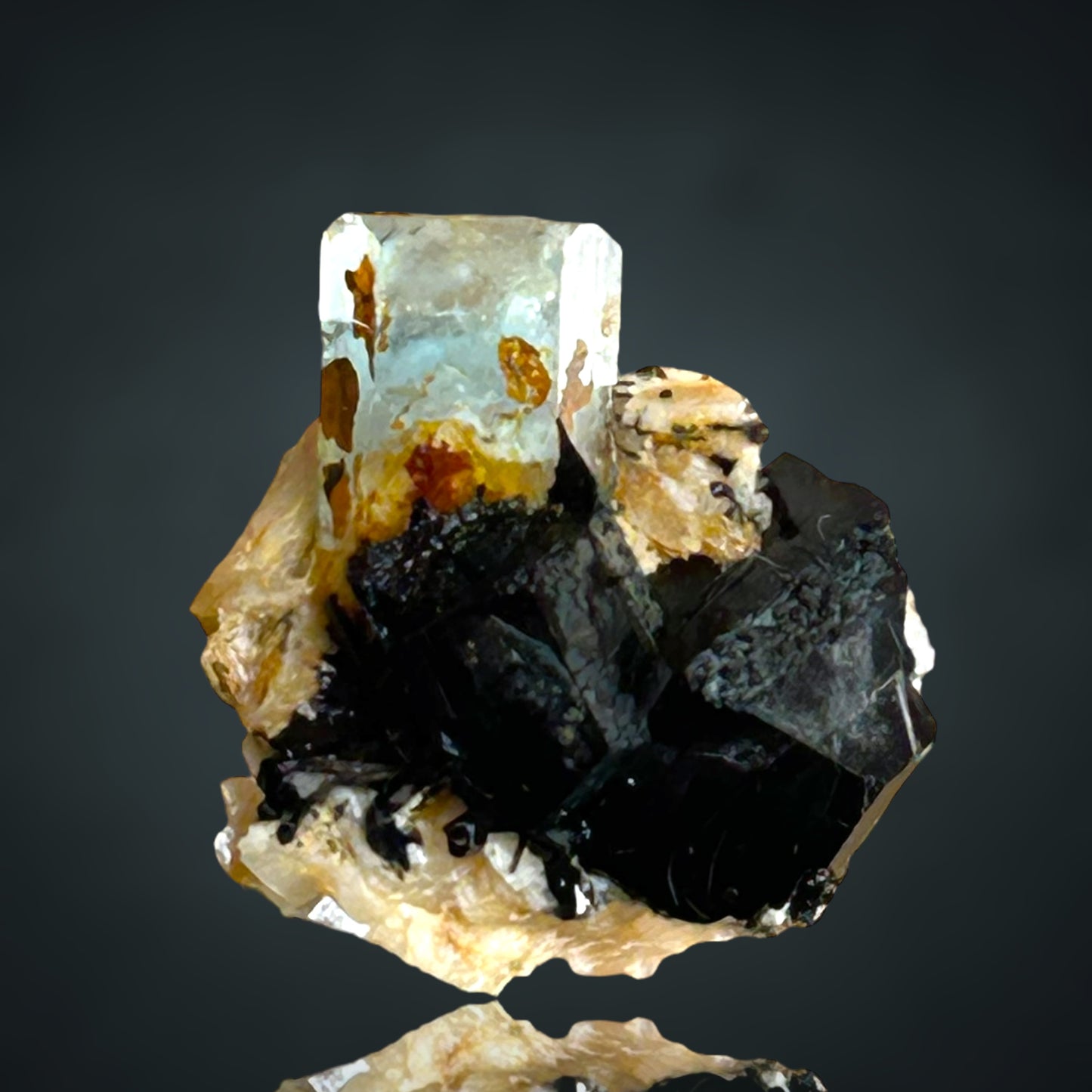 Aquamarin/e, Schorl Turmaline - Erongo, Namibia