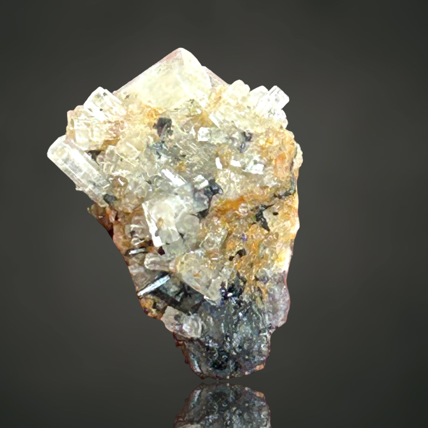 Goshenite, Fluorite - Erongo, Namibia