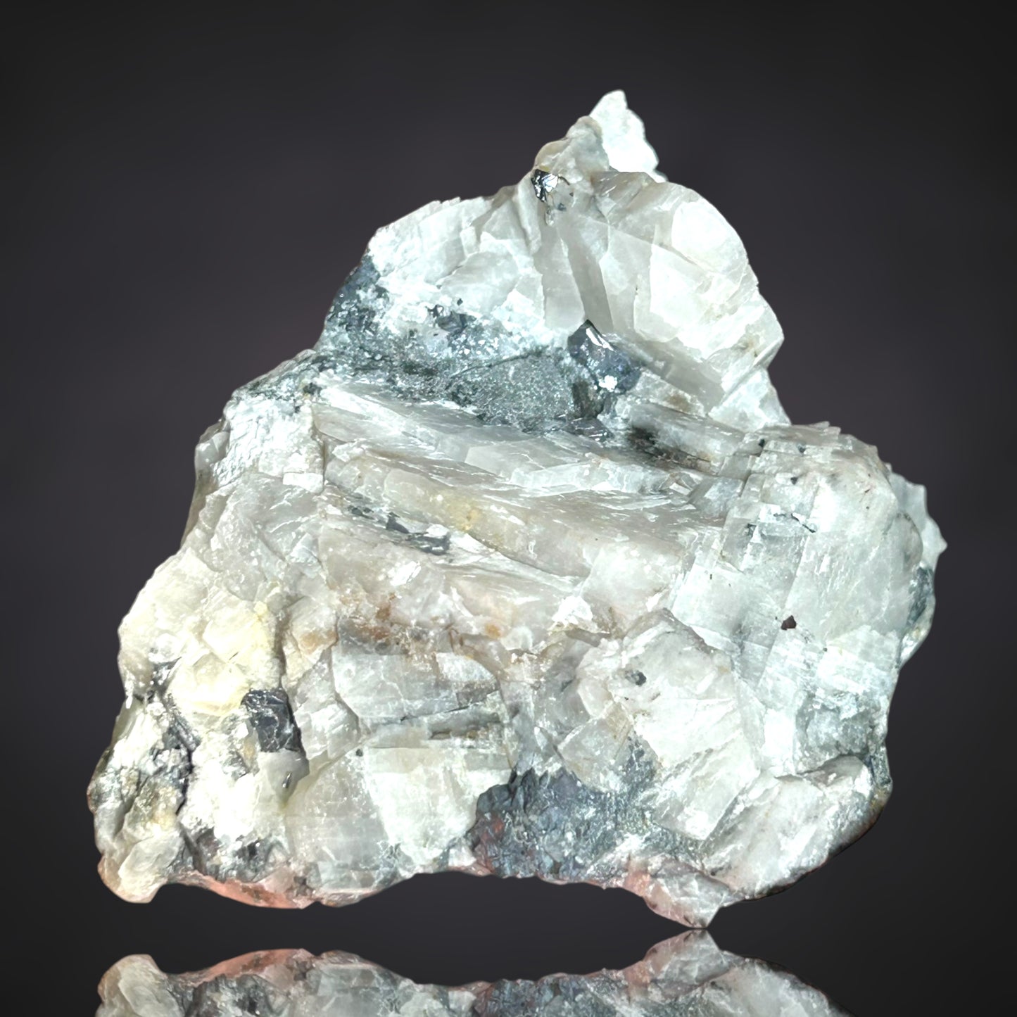 Breithauptit/e & Calcite - St. Andreasberg, Harz, Germany