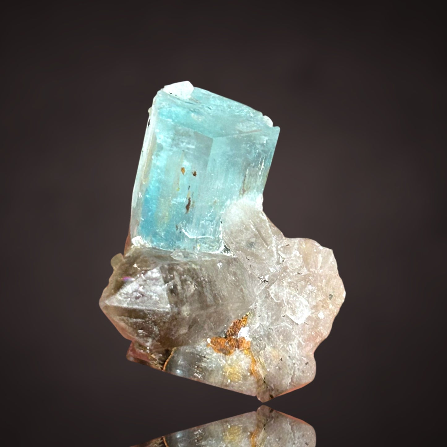 Aquamarin/e, Rauchquarz/smokyquartz - Erongo, Namibia