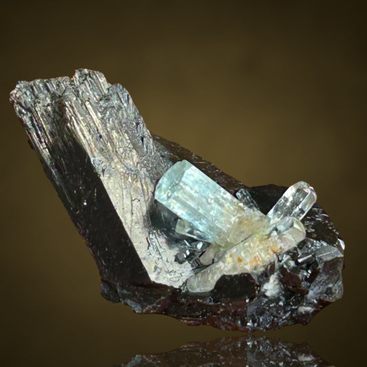 Aquamarine, Schorl Tourmaline - Erongo, Namibia