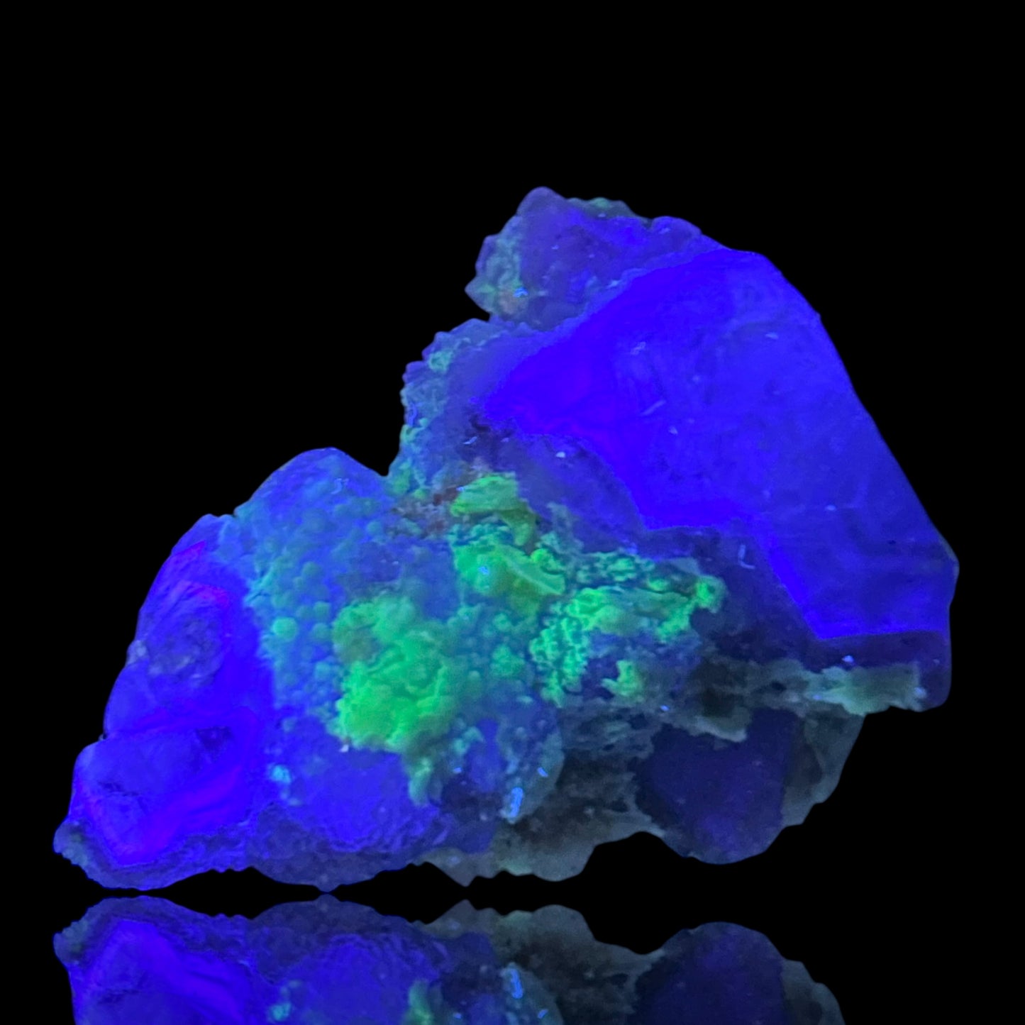 Fluorit/e, Hyalit/e, Quartz - Riemvasmaak, Südafrika
