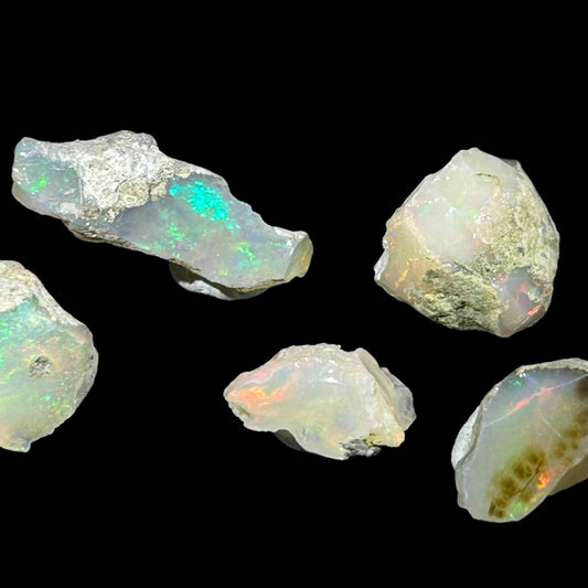 7 x flashy opal - Region Wollo, Ethiopia