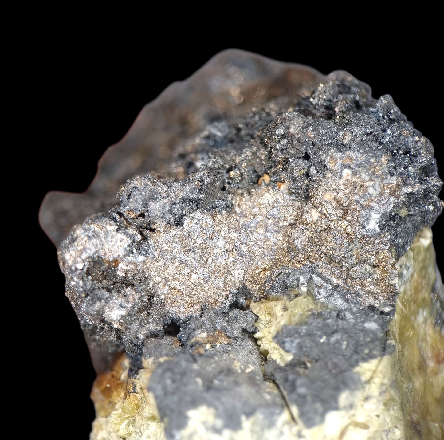 Gediegen Wismut – Schacht 371, Hartenstein, Erzgebirge