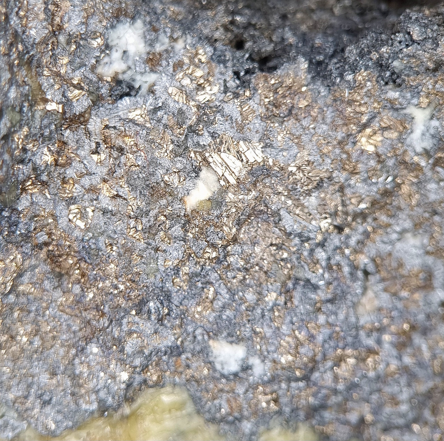 Gediegen Wismut – Schacht 371, Hartenstein, Erzgebirge