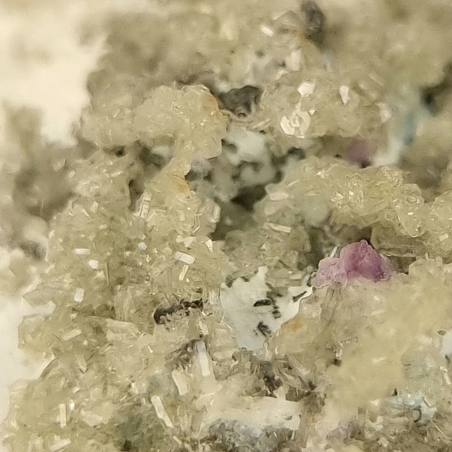 Fluorapatite & Fluorite - Crosscut 5004, 5th Level, Ehrenfriedersdorf