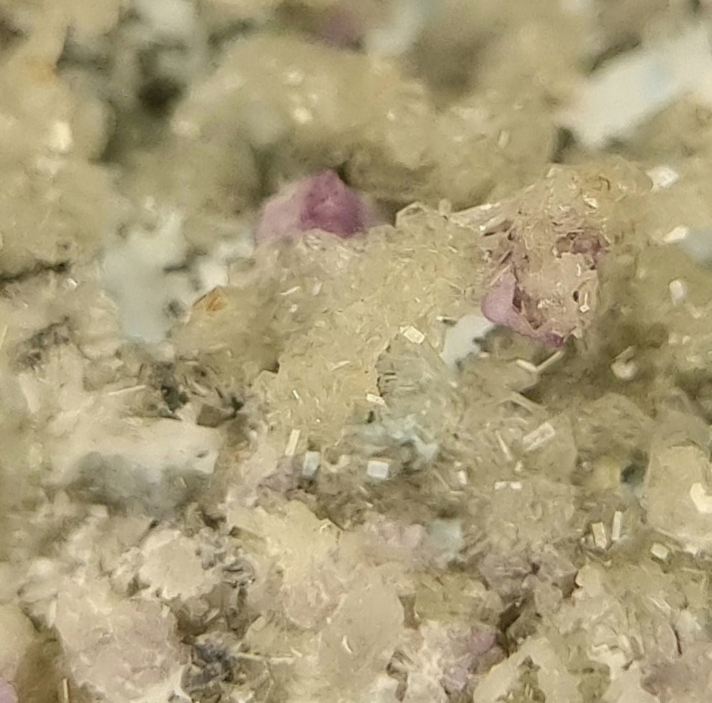 Fluorapatite & Fluorite - Crosscut 5004, 5th Level, Ehrenfriedersdorf