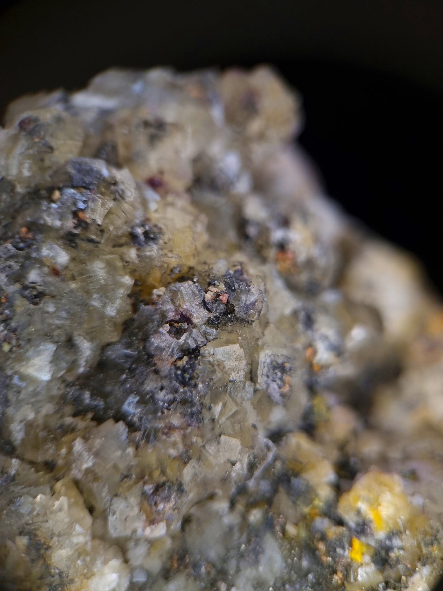 Fluorite & Cassiterite & Rhodochrosite - Ehrenfriedersdorf, Saxony