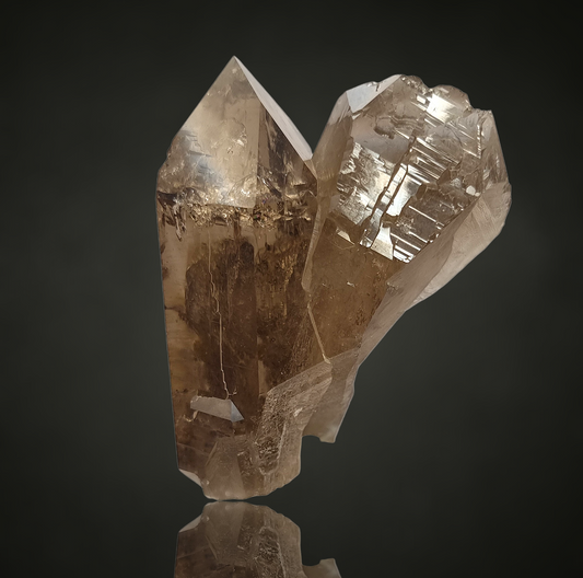 Smoky Quartz - Tiefen Glacier, Uri, Switzerland