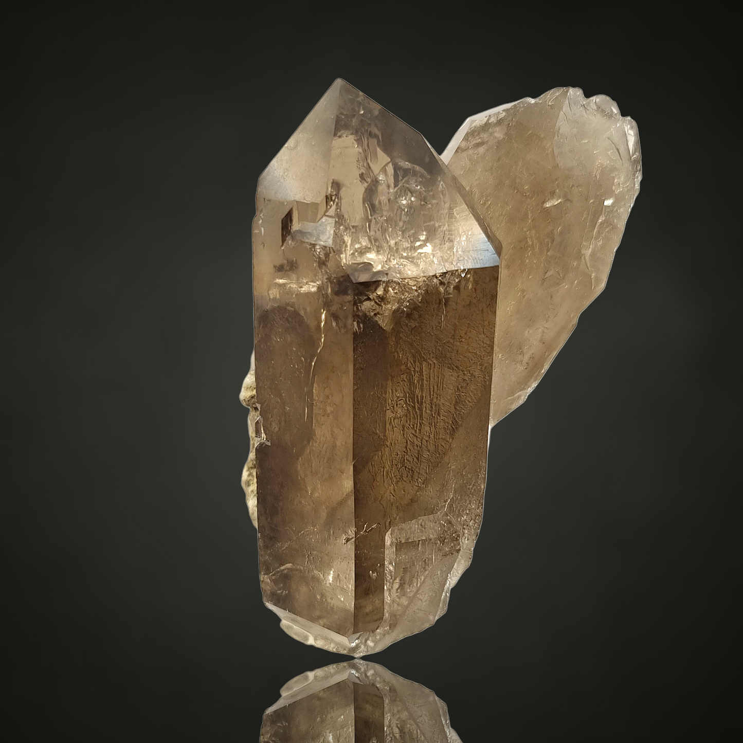 Smoky Quartz - Tiefen Glacier, Uri, Switzerland