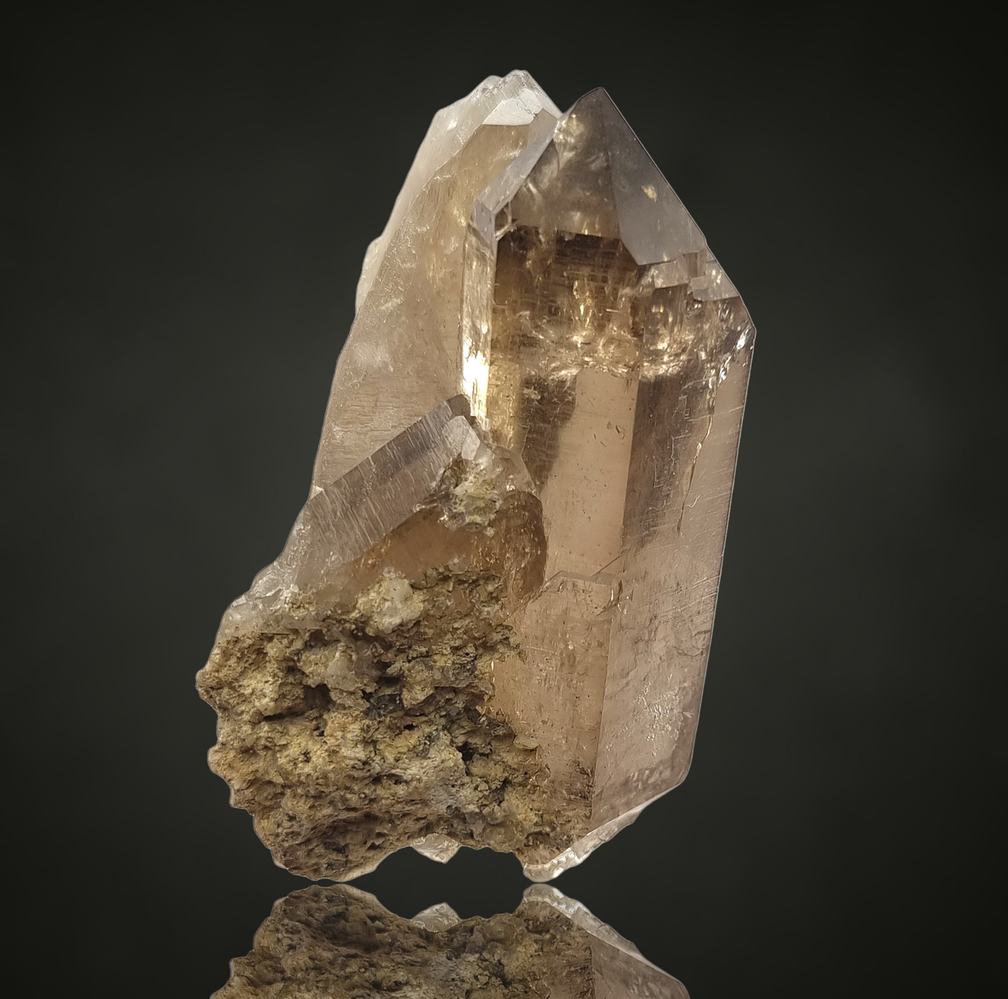 Smoky Quartz - Tiefen Glacier, Uri, Switzerland