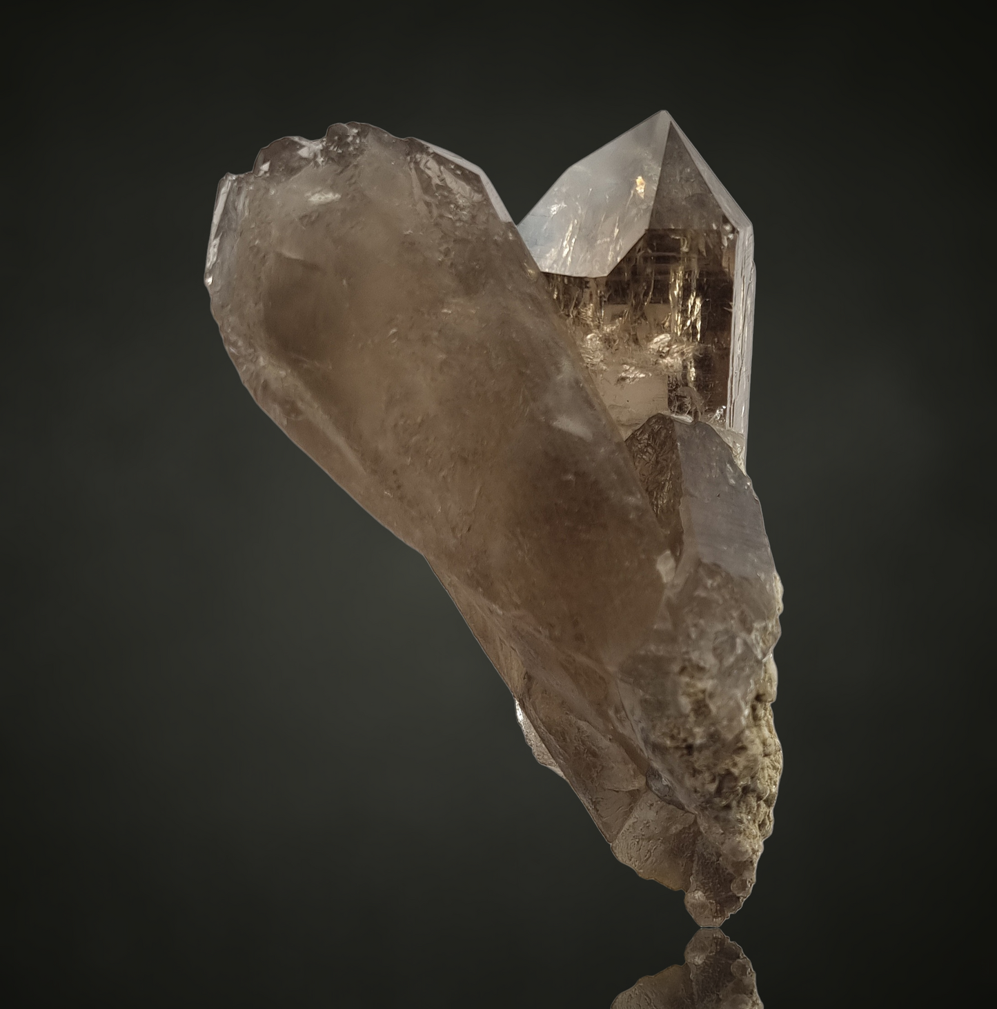 Smoky Quartz - Tiefen Glacier, Uri, Switzerland