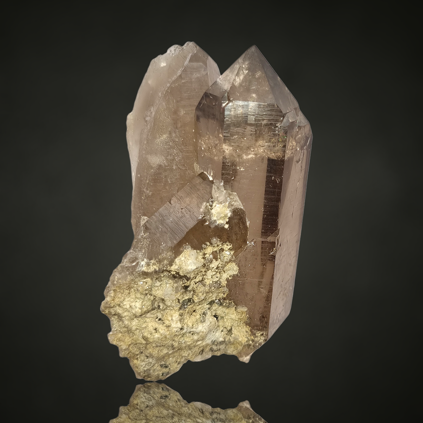 Smoky Quartz - Tiefen Glacier, Uri, Switzerland