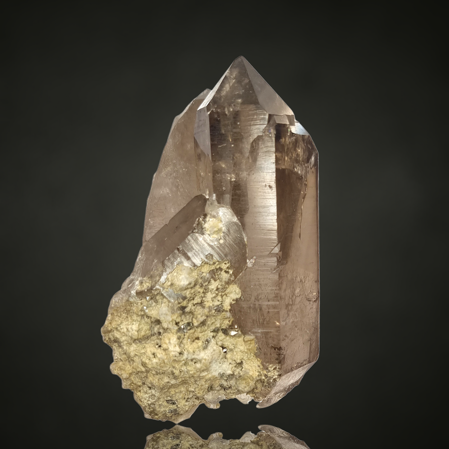 Smoky Quartz - Tiefen Glacier, Uri, Switzerland
