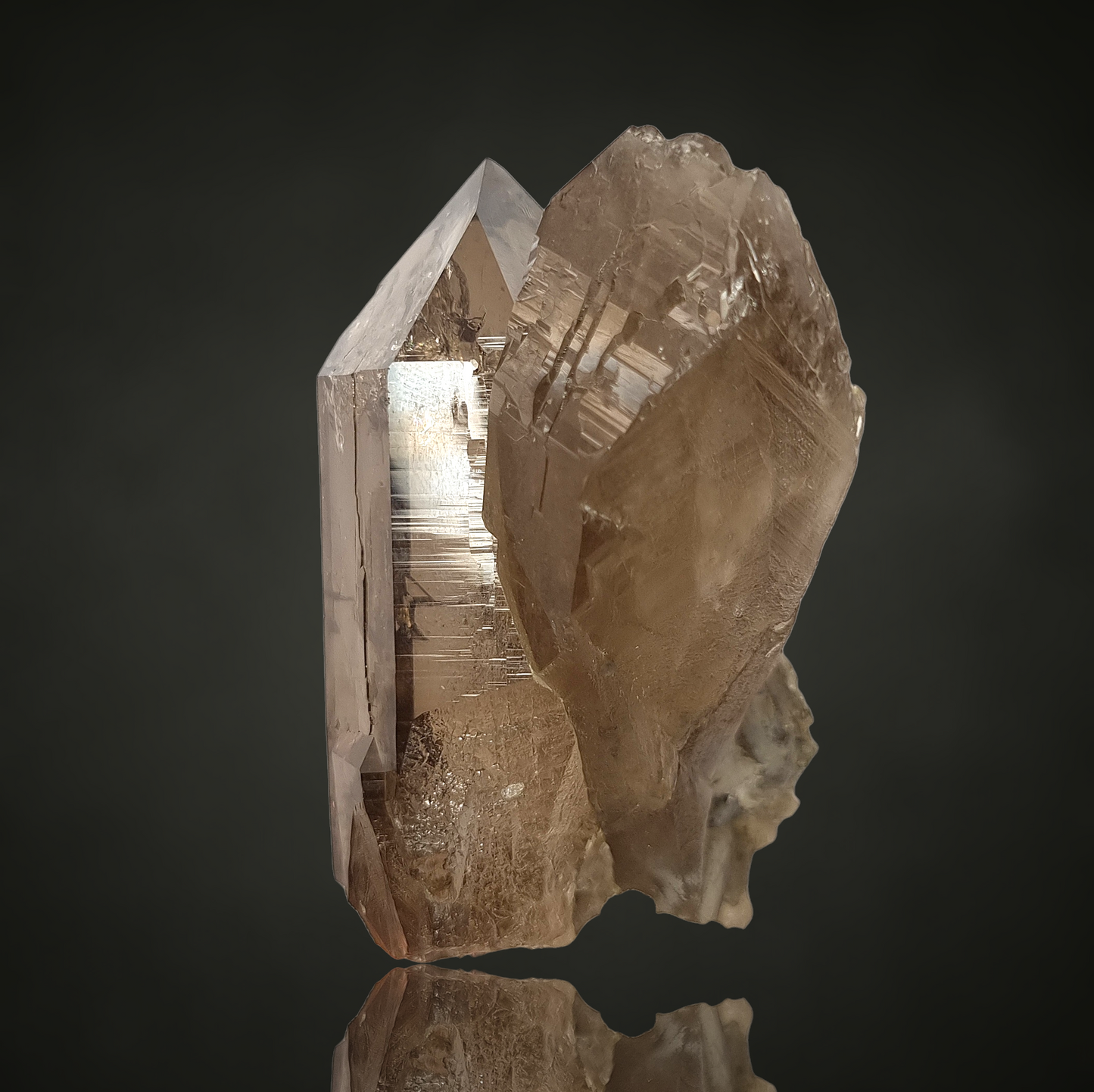 Smoky Quartz - Tiefen Glacier, Uri, Switzerland