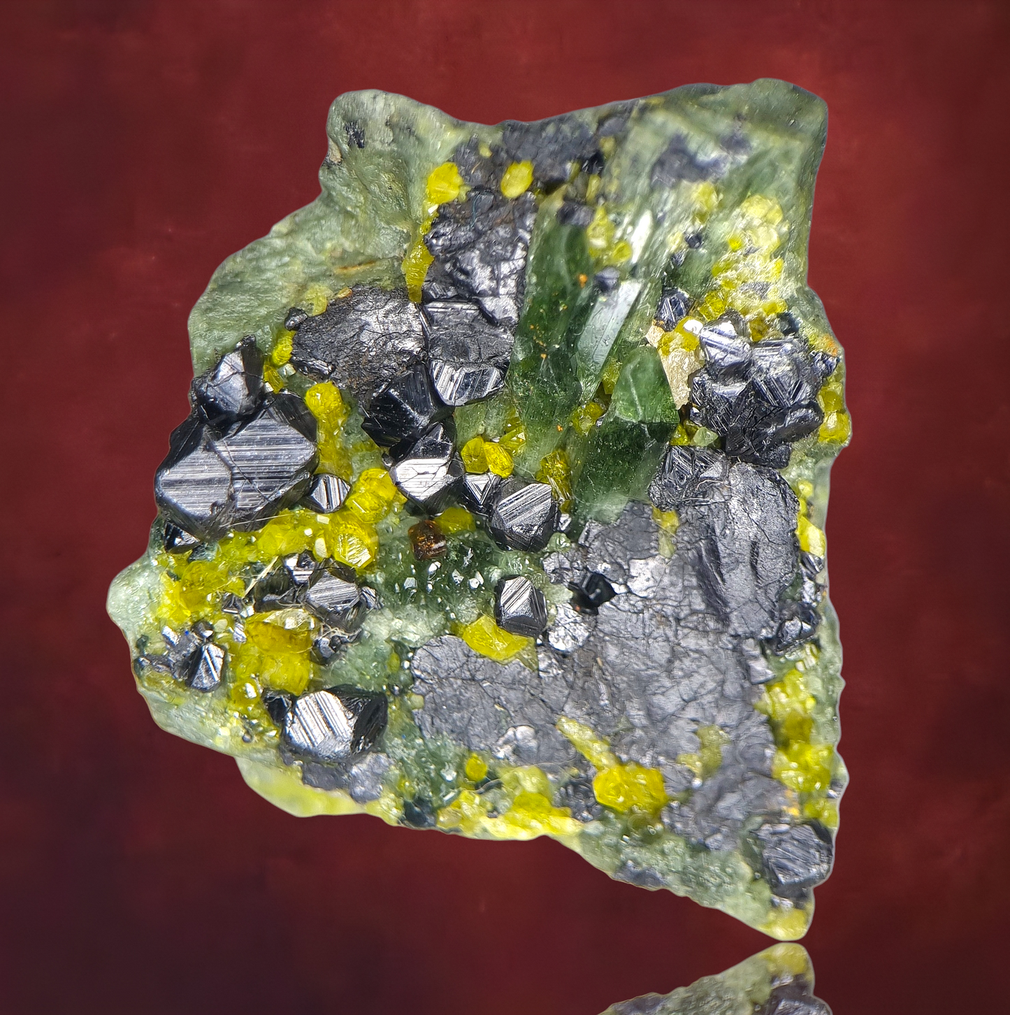 Magnetit, Vesuvianit, Diopsid & Andradit – Shigar, Pakistan