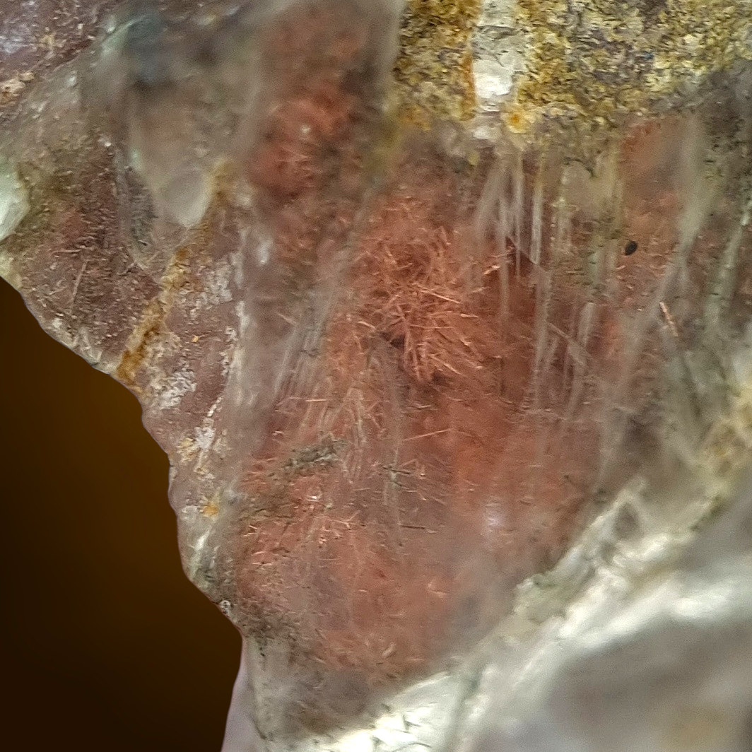 Copper in Gypsum - Arizona, USA