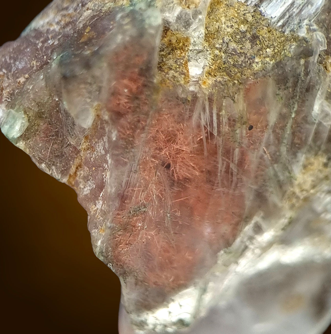 Copper in Gypsum - Arizona, USA