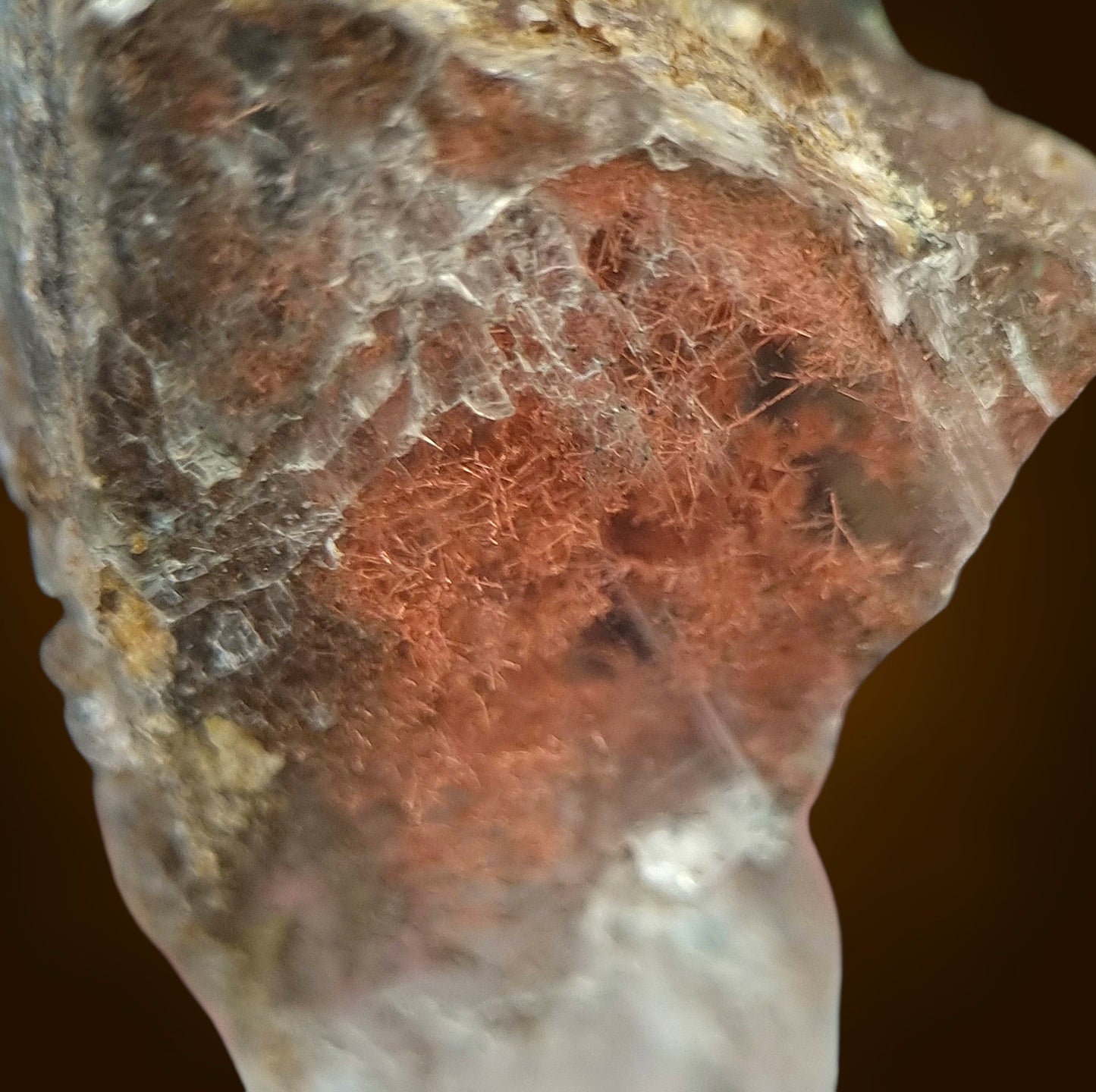 Copper in Gypsum - Arizona, USA