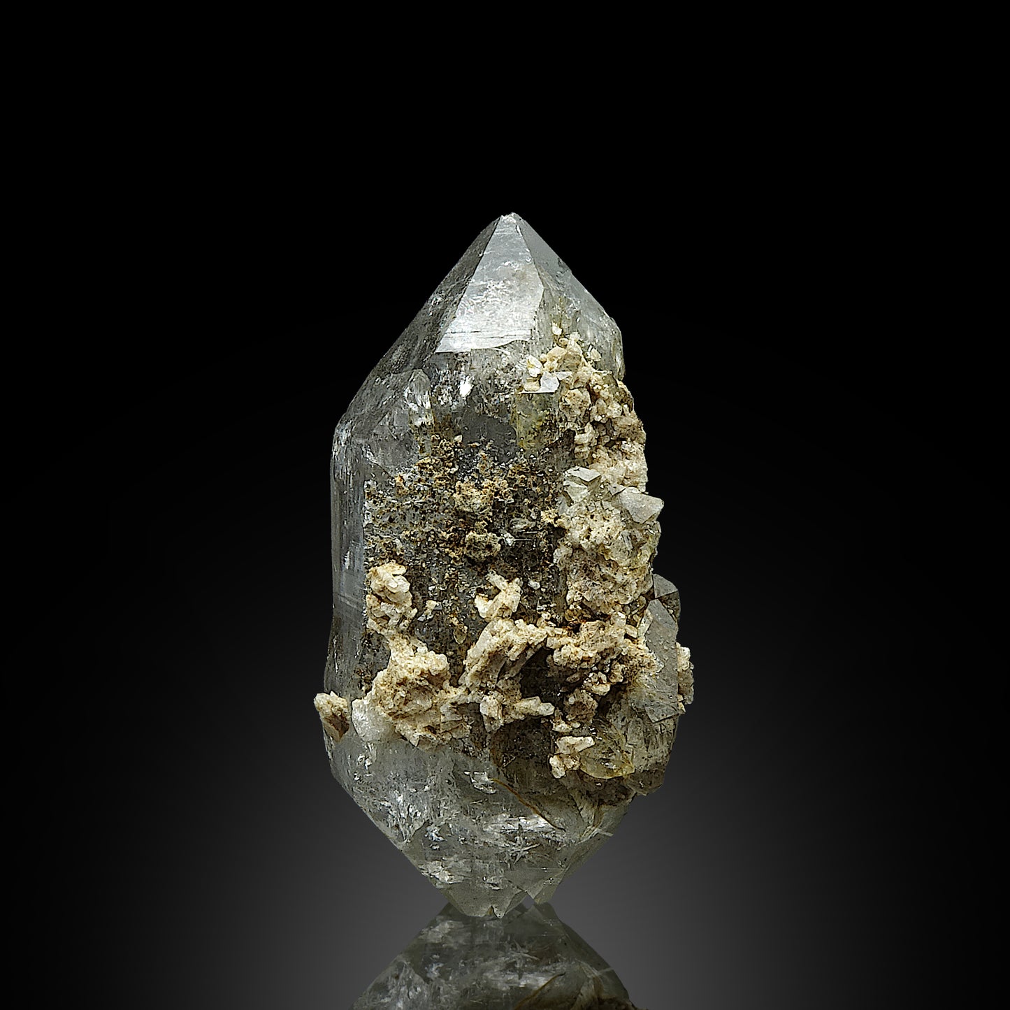 Rock Crystal, Albite, Rutile - Zederhaus, Austria