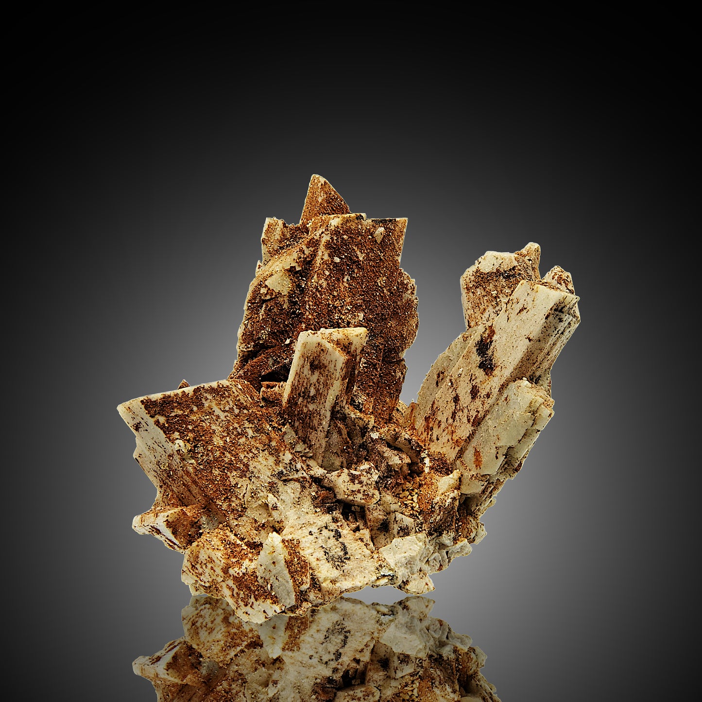 Microcline, Siderite - Erongo, Namibia