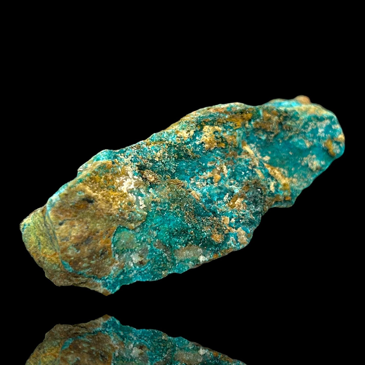 Caledonit & Brochantit/Caledonite & Brochantite - Rowley Mine, Arizona