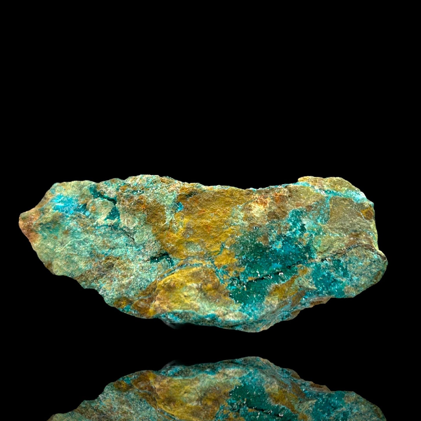 Caledonit & Brochantit/Caledonite & Brochantite - Rowley Mine, Arizona