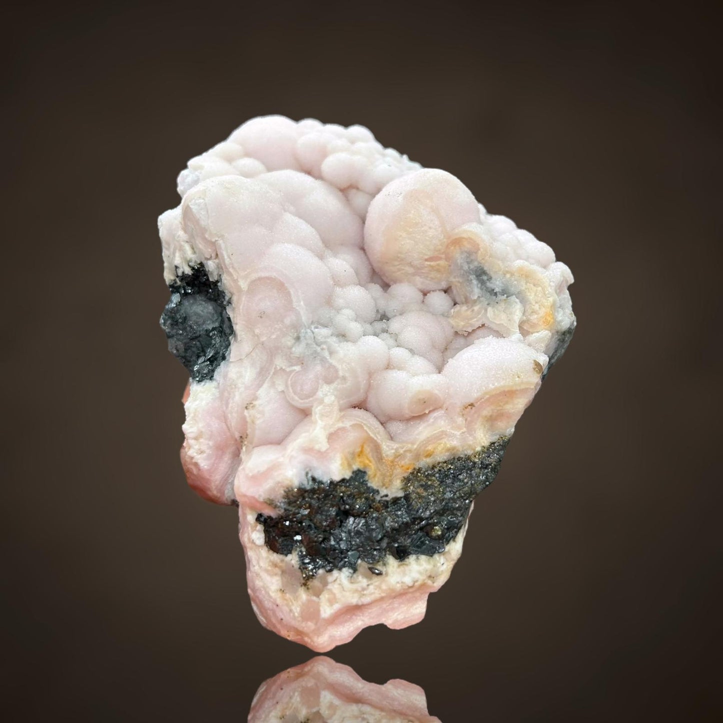 Rhodochrosite & Sphalerite - Kassandra Mine, Greece