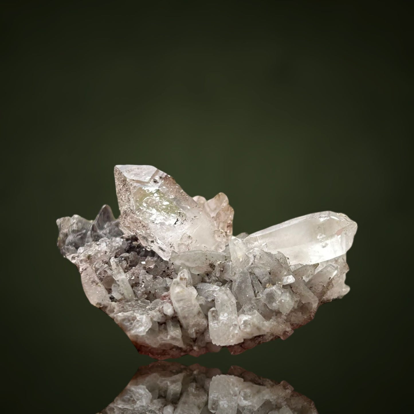 Quartz & Hematite - Lead Mines, Obernberg