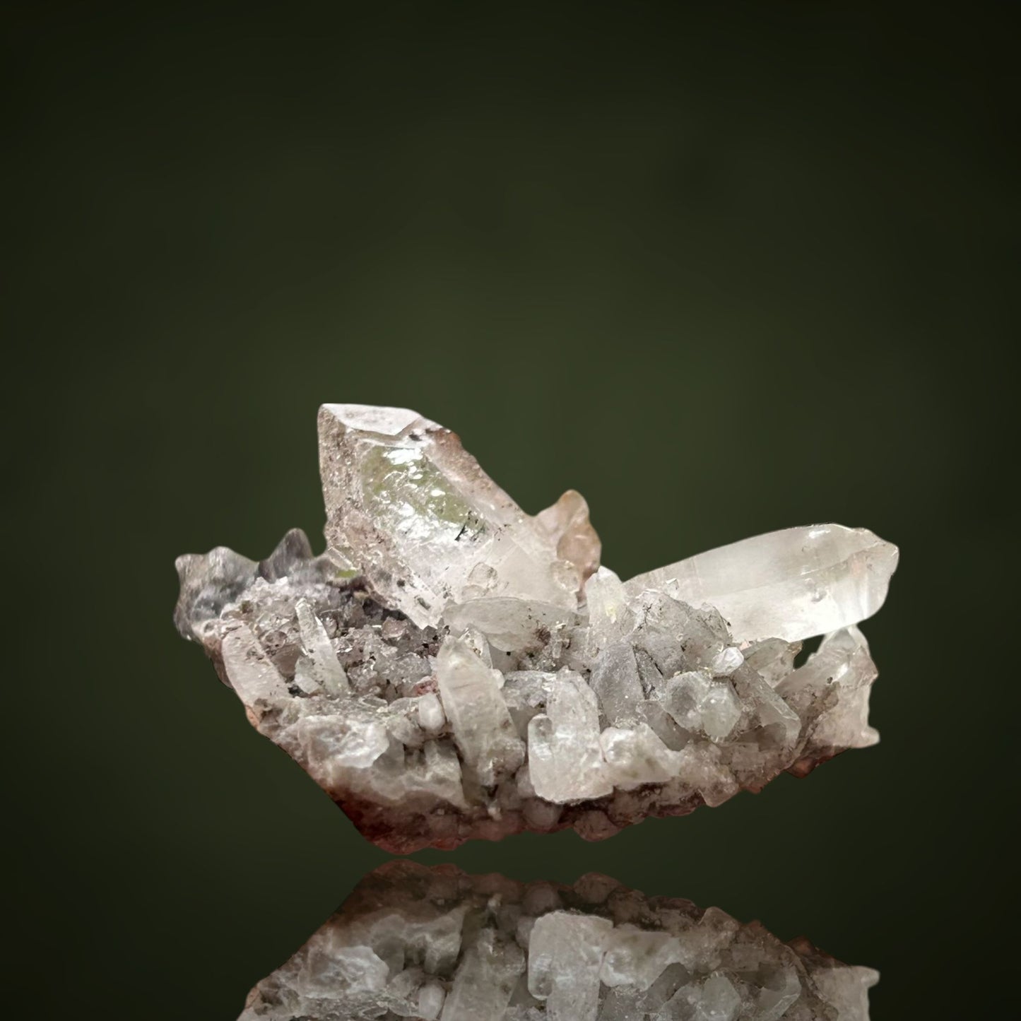 Quartz & Hematite - Lead Mines, Obernberg
