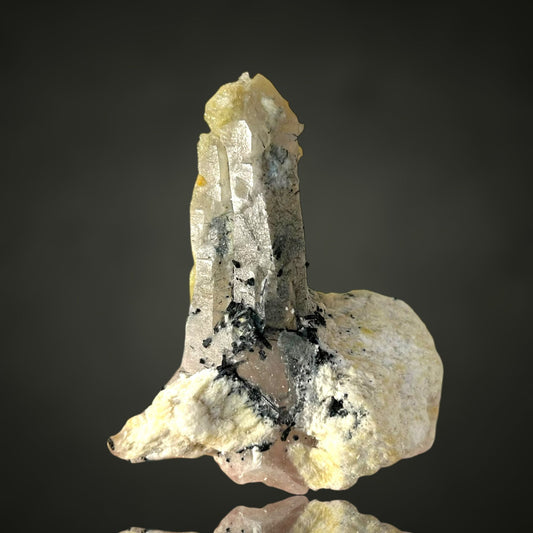 Hyalite on Quartz & Feldspar - Erongo, Namibia