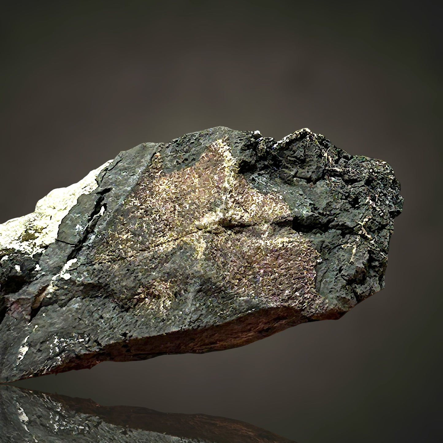 Native Silver in Native Arsenic - Erzgebirge