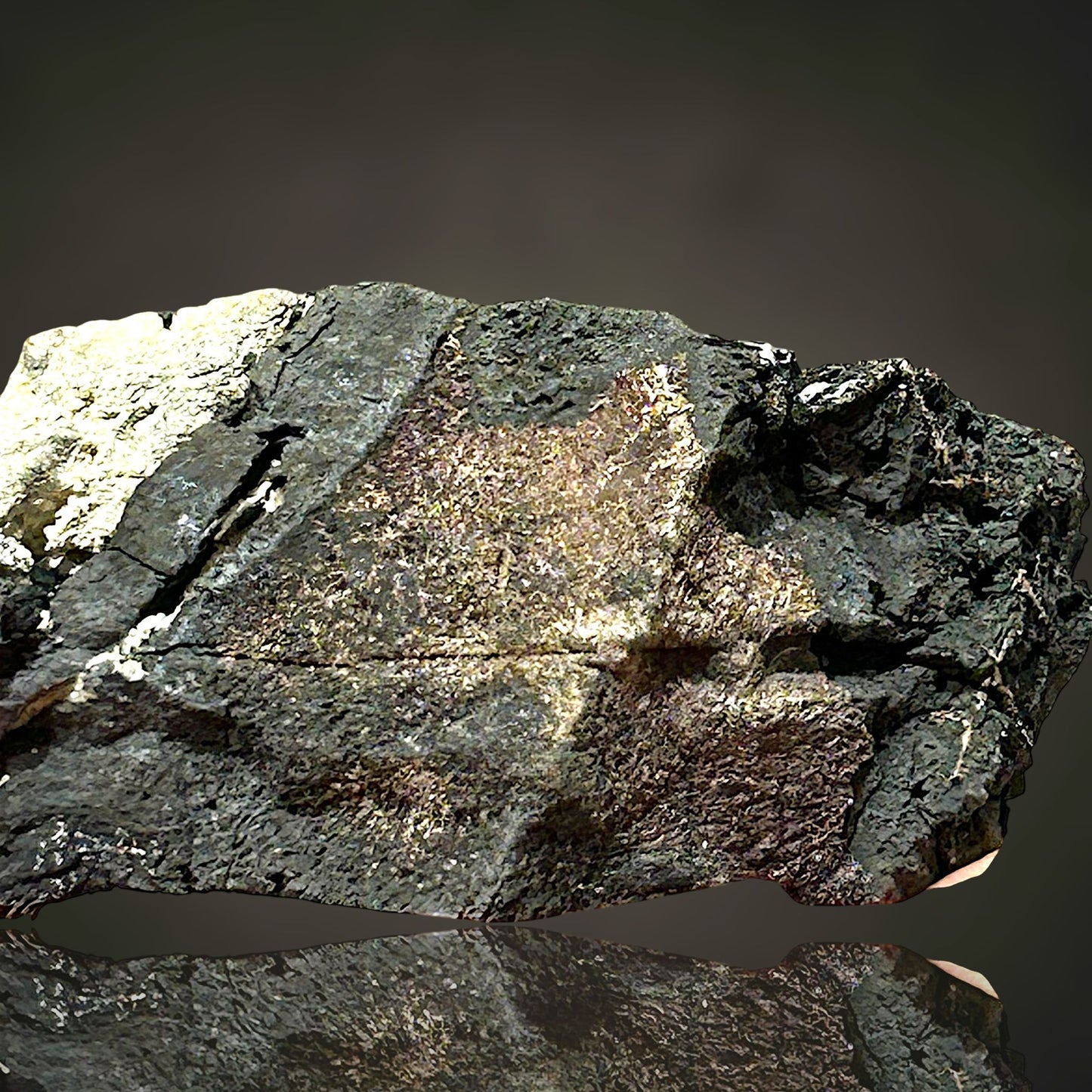 Native Silver in Native Arsenic - Erzgebirge