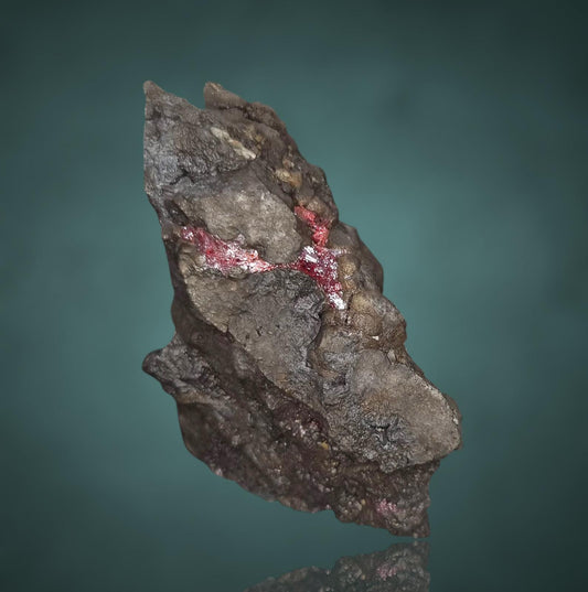 Proustit & Gediegen Arsen – Schacht 371, Hartenstein, Erzgebirge