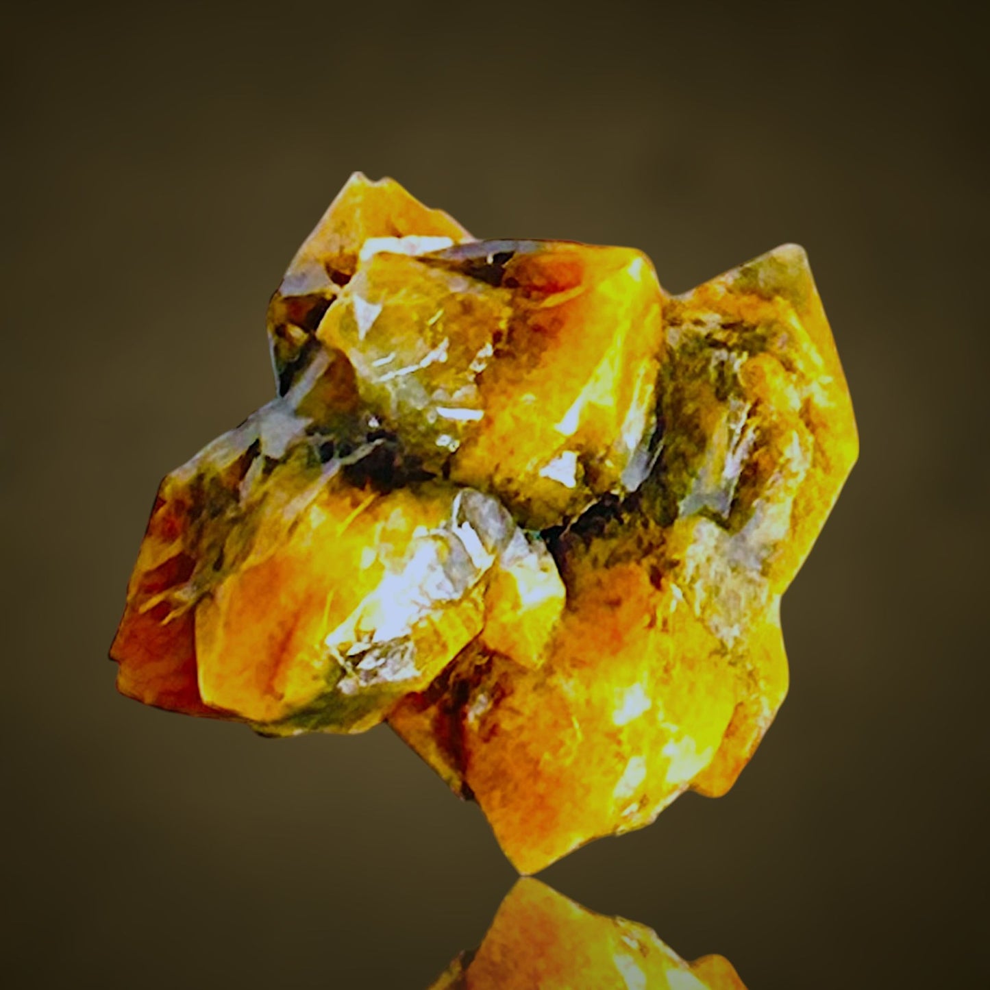Quartz with fungus inclusions