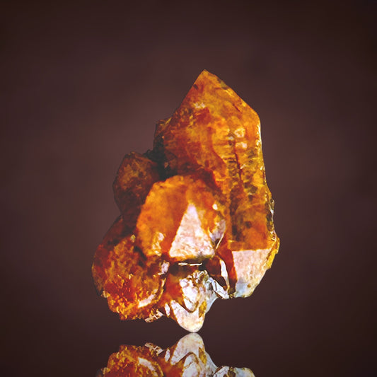 Quartz with fungus inclusions