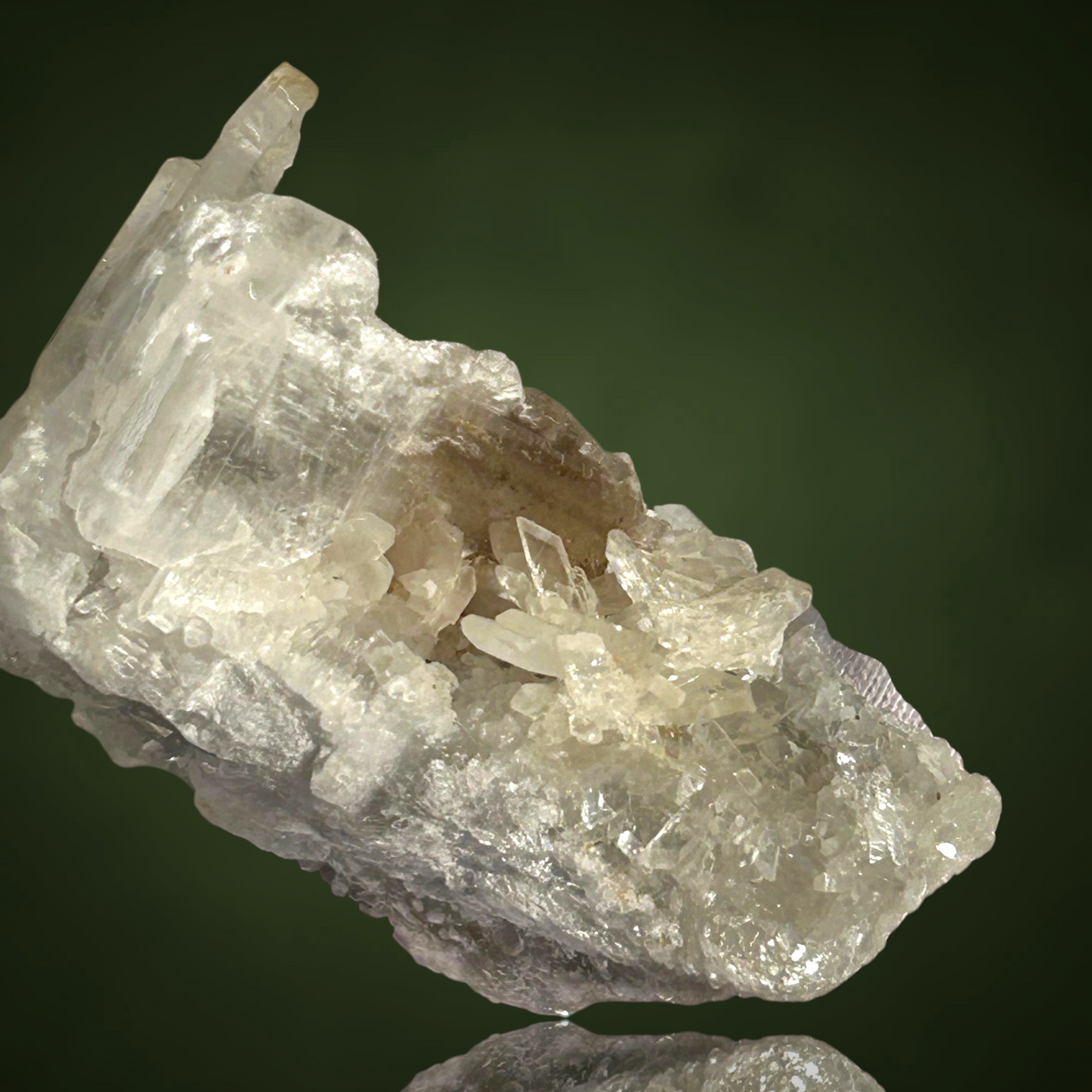 Swallow-tail Gypsum & Strontioginorite - Kohnstein