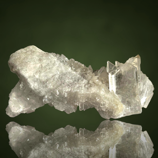 Swallow-tail Gypsum & Strontioginorite - Kohnstein