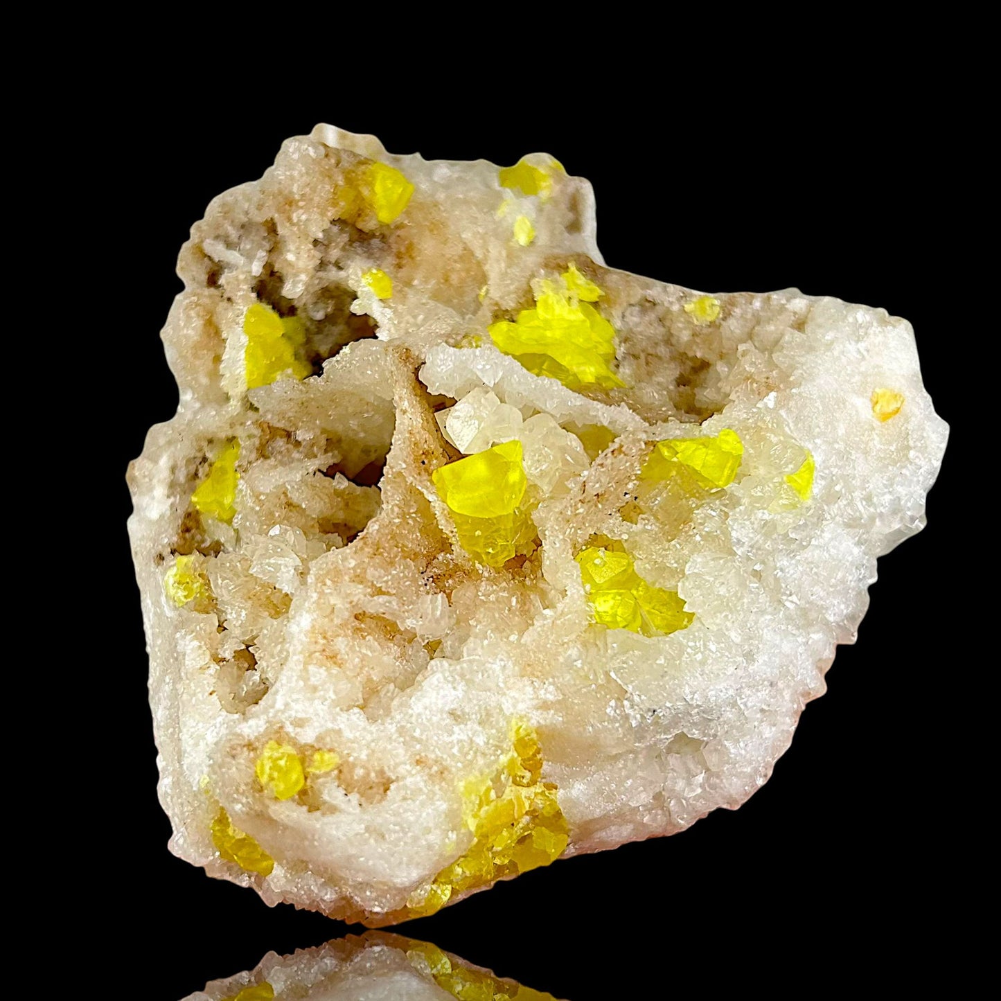 Schwefel, Calcit - Machow, Polen
