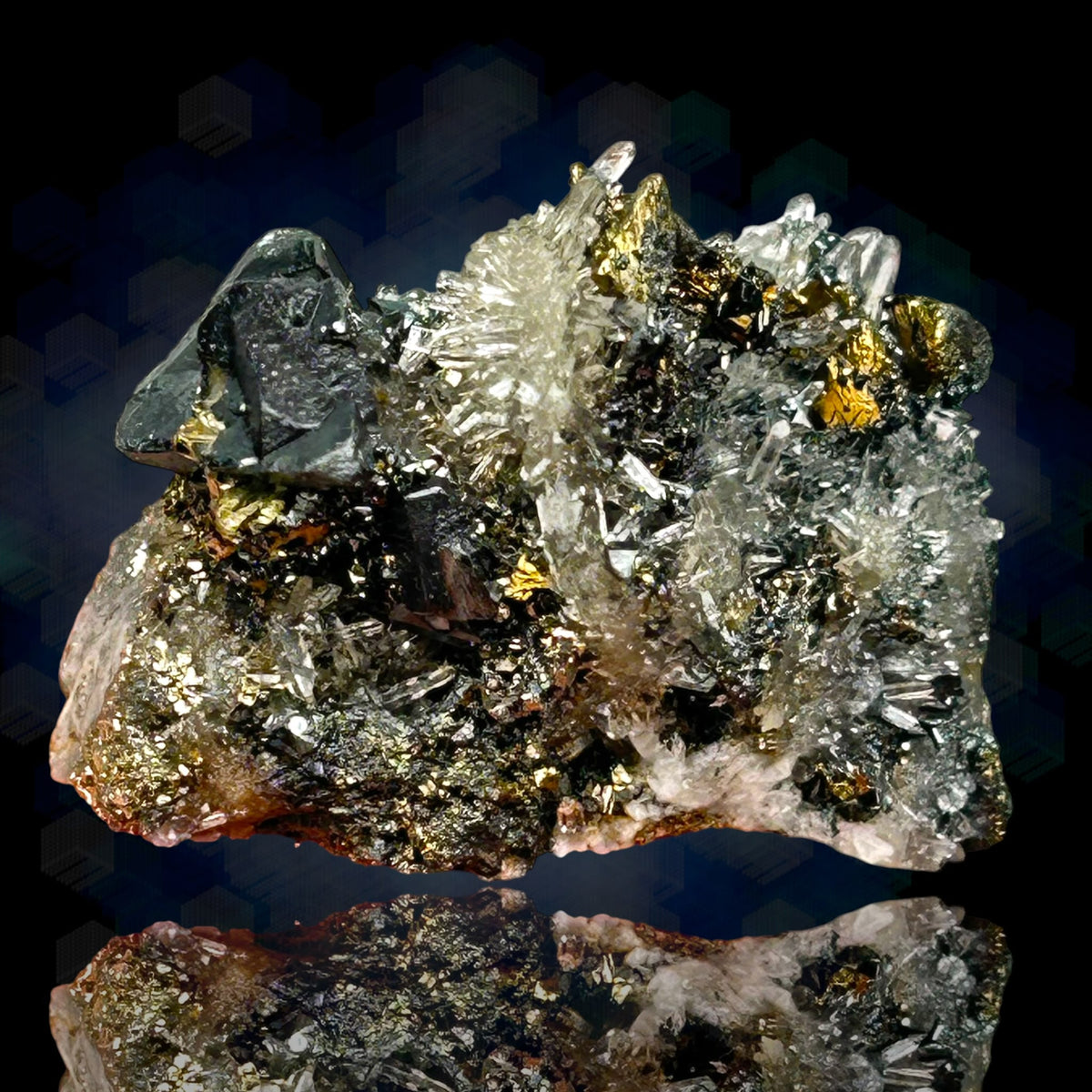 Tetrahedrite, Chalcopyrite, Quartz - Casapalca, Peru