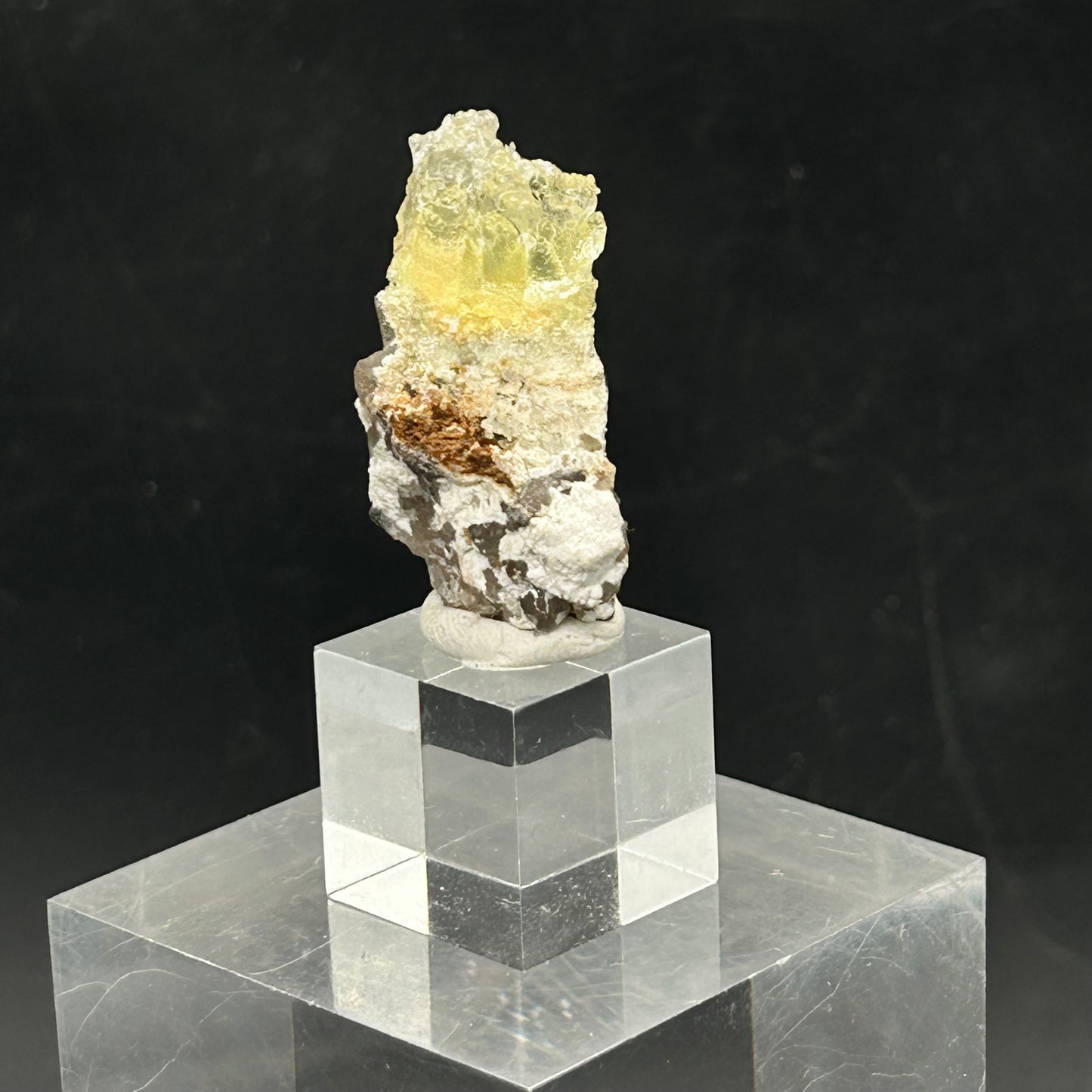 Green Hyalite & Smoky Quartz - Erongo, Namibia